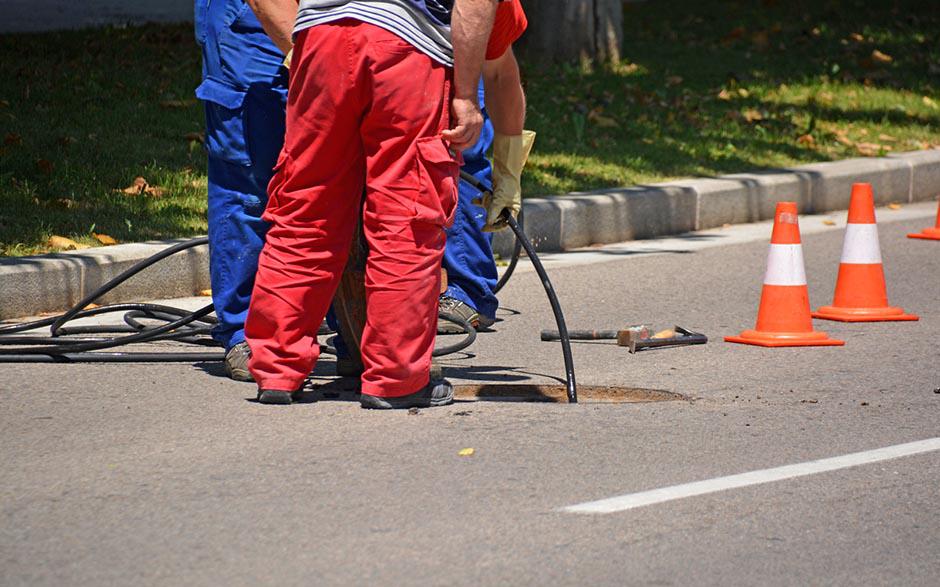 travaux assainissement Coubron
